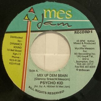 Glenroy Tinker / A. Hibbert – Mix Up Dem Brain / Psycho 7" Vinyl
